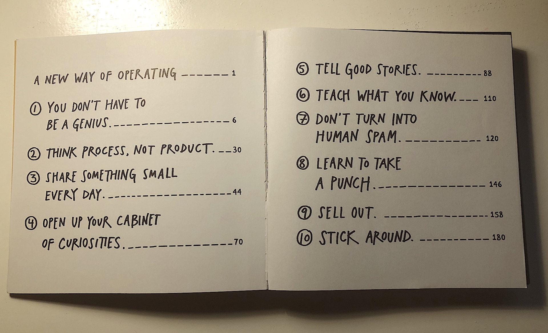 Los diez tips de Austin Kleon para compartir tu trabajo.